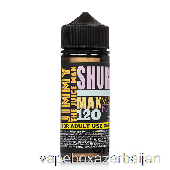 E-Juice Vape Shurb - Jimmy The Juiceman - 120mL 3mg